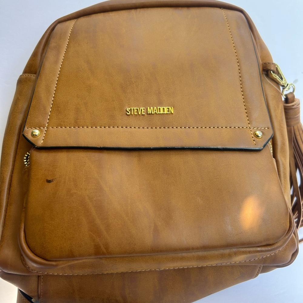 Steve Madden Brown Backpack